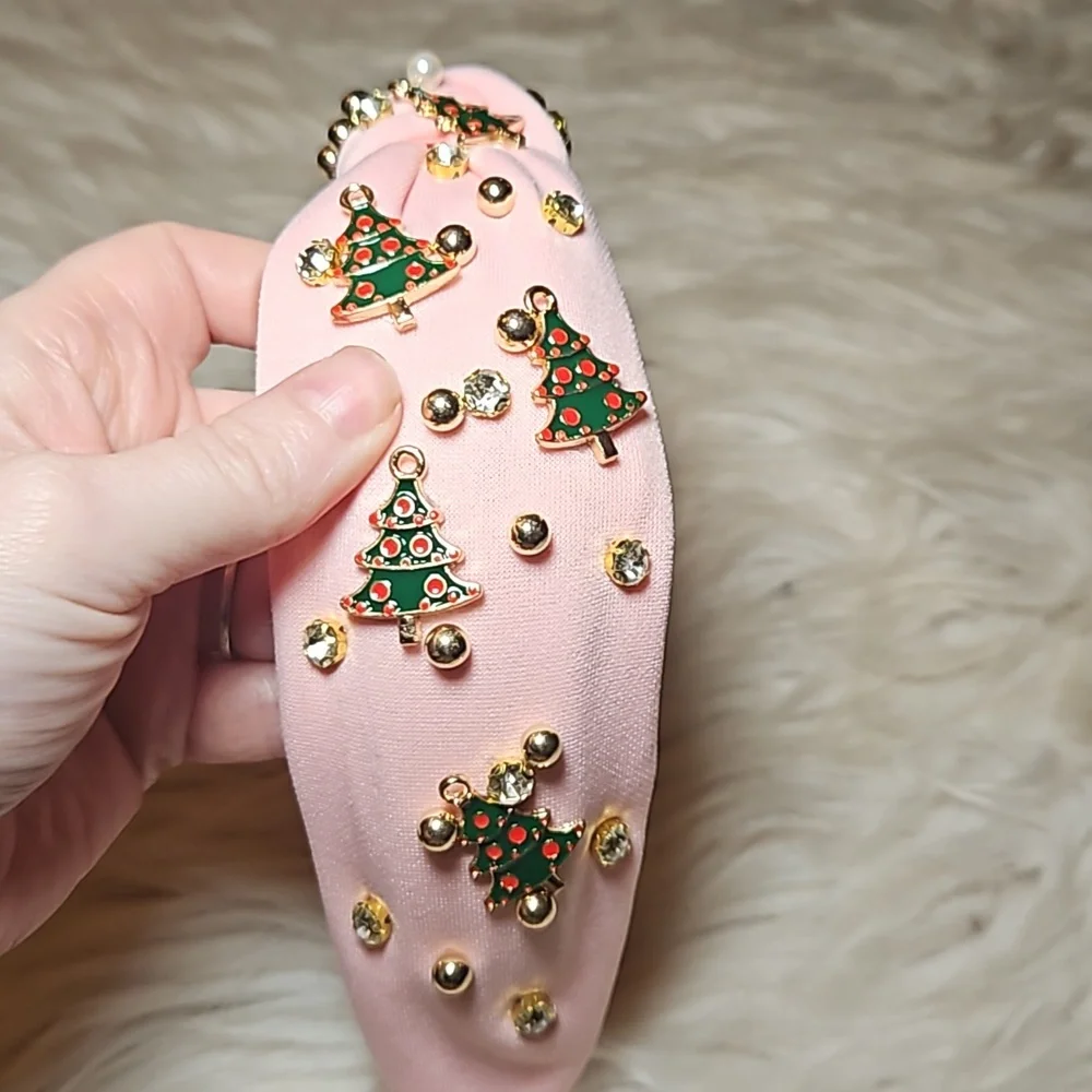 Holiday Cheer Headband | Pink Frost Edition